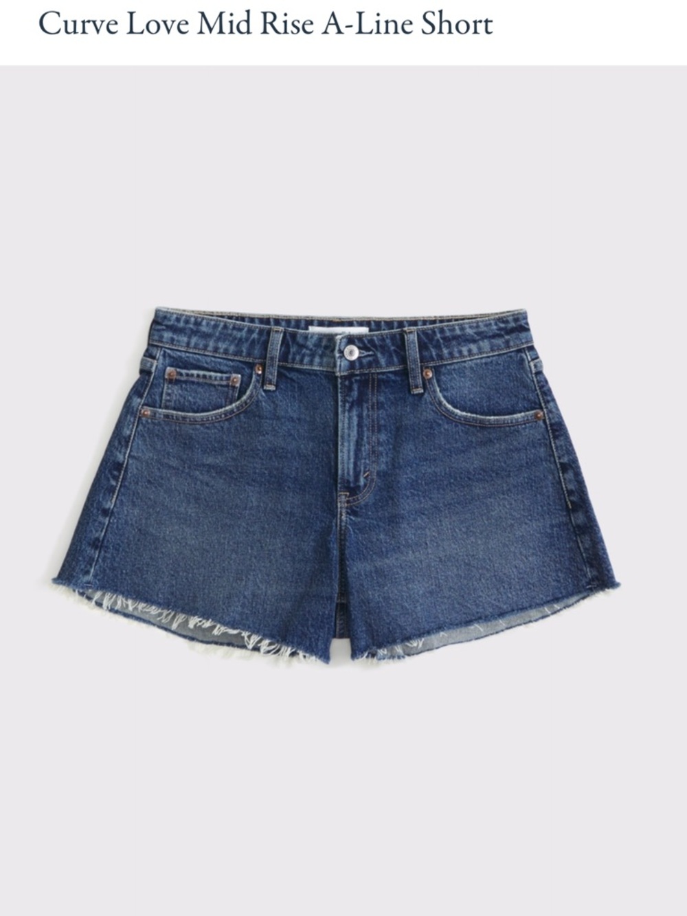 Abercrombie & Fitch Curve A-Line Short